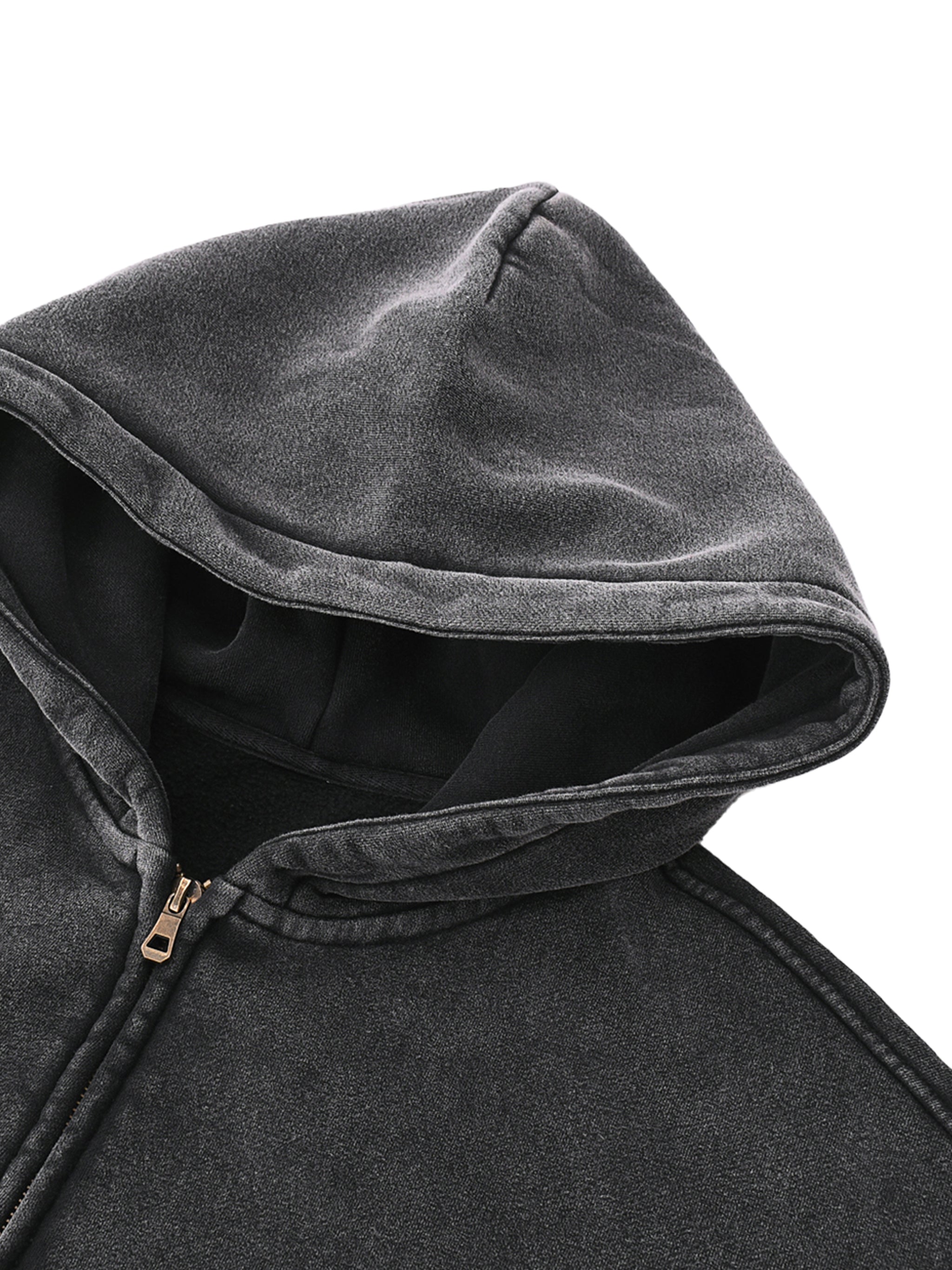 Original Zip-Through Boxy Fleece Hoodie